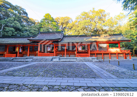 Usa Shrine Lower Shrine, one of Japan's three great Hachiman shrines, located in Oita Prefecture. Usa Shrine Lower Shrine, one of Japan's three great Hachiman shrines, located in Oita Prefecture. 139802612