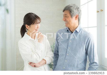 Energetic senior couple Energetic senior couple 139802913