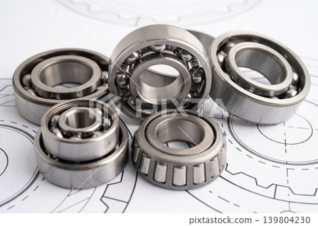 Ball bering circular joint machine component. Ball bering circular joint machine component. 139804230