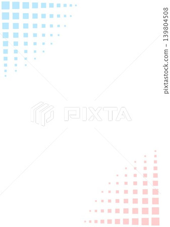 Vertical background with a light blue and pink dot gradient frame. Vertical background with a light blue and pink dot gradient frame. 139804508