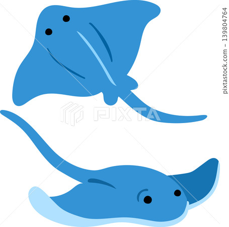 Simplified Illustration of a Stingray 139804764