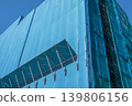 Construction site where falling object prevention components (morning glory) have been installed. 139806156