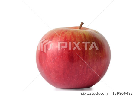 Perfect Red Apple Isolated on White Background with Copy Space 139806482