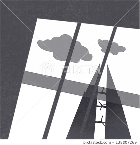 window shadow with building window shadow with building 139807269