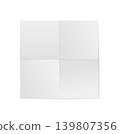 Realistic Vector mock up wire-bound notepad template with pristine pages displayed in horizontal landscape view, isolated on background perfect for presenting custom designs and branding. 139807356
