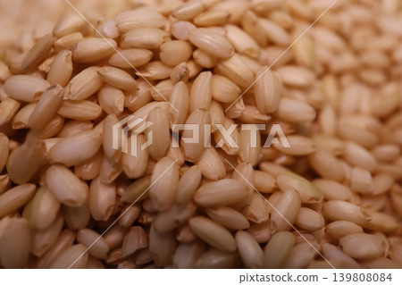 Close-up of Brown Rice Grains 139808084