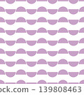 Seamless geometric pattern. Semicircle. Vector. 139808463