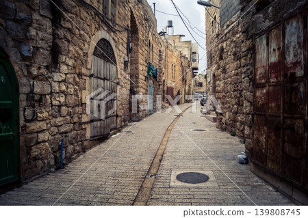 Street view of tel aviv showing the unique local architecture and urban landscape Street view of tel aviv showing the unique local architecture and urban landscape 139808745