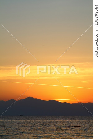 Seaside town of Turgutreis and spectacular sunsets Seaside town of Turgutreis and spectacular sunsets 139808964