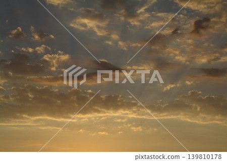 The vast blue sky and clouds sky. blue sky background with tiny clouds. 139810178