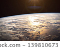 Earth, stars and galaxy. Planet Earth in space. 139810673