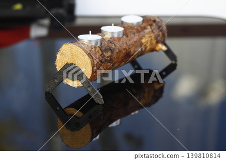 Handmade Wooden Candle 139810814