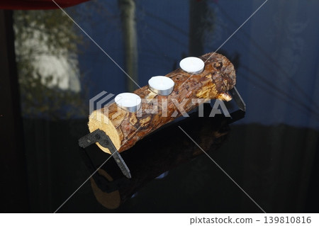 Handmade Wooden Candle 139810816