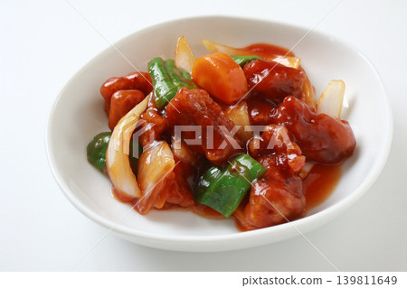 糖醋豬肉白色 139811649