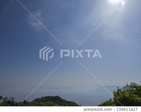 The Yamato Basin in early summer, viewed from the sun-drenched sky. The Yamato Basin in early summer, viewed from the sun-drenched sky. 139811827