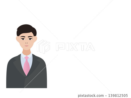Vector illustration of a man in a suit 139812505