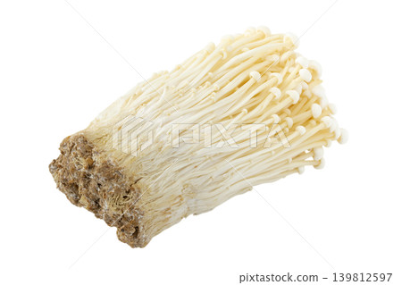 Enoki mushrooms on a transparent background (png) Enoki mushrooms on a transparent background (png) 139812597