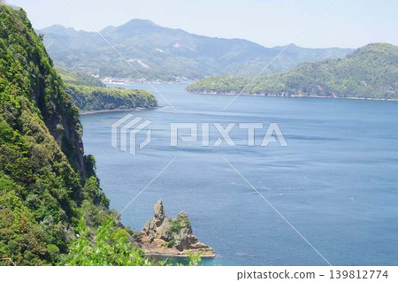 從沖之島町的御崎地區眺望 從沖之島町的御崎地區眺望 139812774