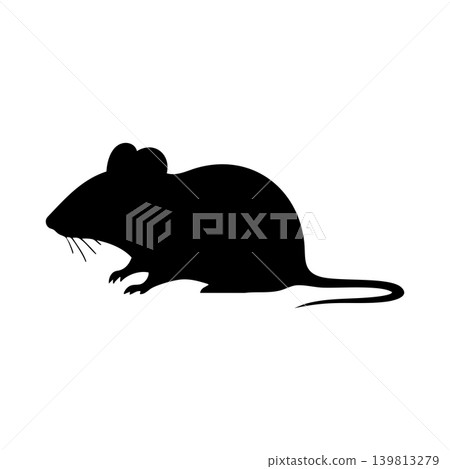 Mouse silhouette, alpha channel Mouse silhouette, alpha channel 139813279