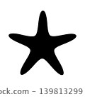 海星輪廓，透明通道 139813299