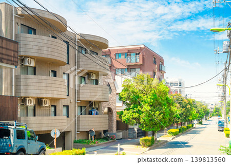 東京世田谷區：低層公寓和住宅區景象 139813560