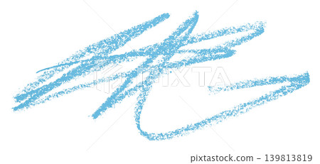 light blue pencil strokes isolated on transparent background light blue pencil strokes isolated on transparent background 139813819