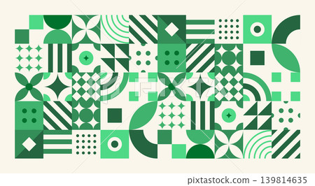 Green Geometric Background Green Geometric Background 139814635