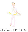 Illustration of a dancer - an image of a ballerina dancing the role of Princess Aurora from the ballet "Sleeping Beauty". 139814669