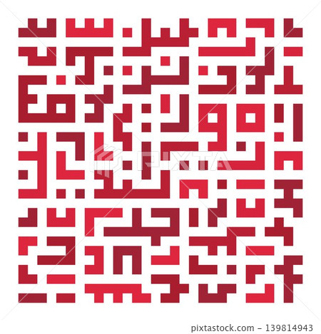 Geometric Red Background Arabic Geometric Red Background Arabic 139814943