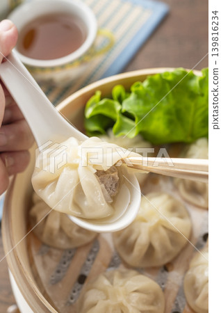 Dim sum with xiao long bao 139816234
