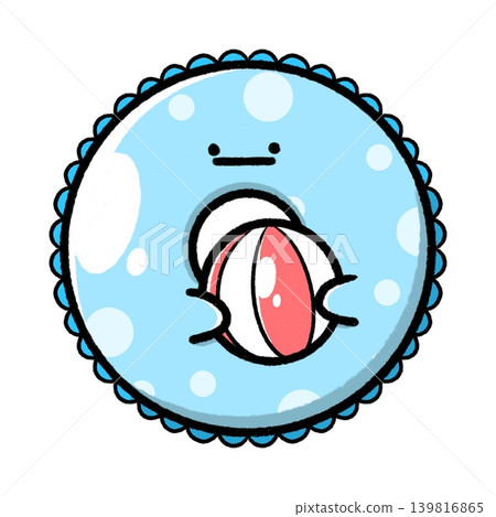 Floating inflatable ring | Beach ball hug Floating inflatable ring | Beach ball hug 139816865