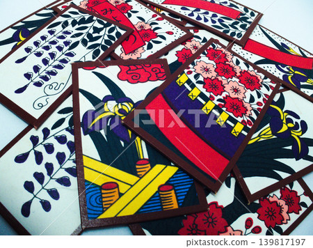 The Japanese game Hanafuda depicts the feeling of spring. 139817197