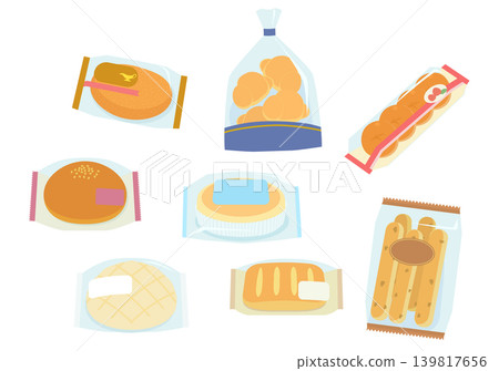 Illustration of sweet bread Illustration of sweet bread 139817656