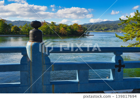 從天橋天橋（京都府宮津市）看到的秋景 139817694