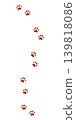 Footprint decorative border 139818086