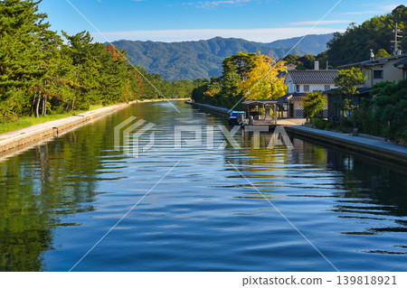 從天橋立(京都府宮津市)的旋轉橋上看到的景色 從天橋立(京都府宮津市)的旋轉橋上看到的景色 139818921
