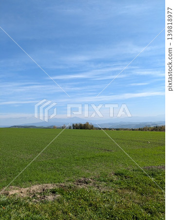 Hilly landscape of Biei, Hokkaido Hilly landscape of Biei, Hokkaido 139818977