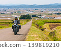 Motorcycles riding up Koibitozaka Hill in Kitakata City 139819210