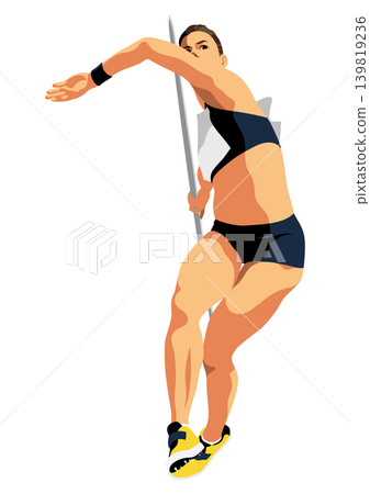 女子標槍運動員 139819236