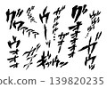 [Onomatopoeia] Handwritten text materials of animal growls and groans (onomatopoeia/sound effects) 139820235