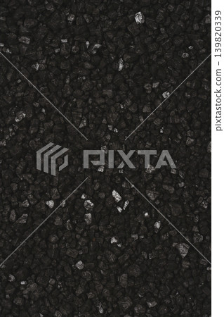 Black Hawaiian Sea Salt Texture Background Black Hawaiian Sea Salt Texture Background 139820339