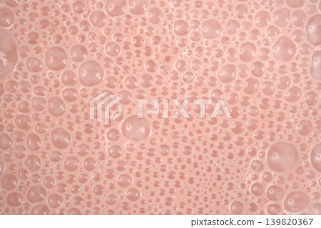 Pink Milkshake Bubbles Texture Background Pink Milkshake Bubbles Texture Background 139820367