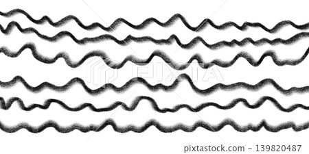 Black wavy line background illustration Black wavy line background illustration 139820487