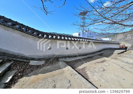 The castle gate and stone walls of Usuki Castle in Oita Prefecture, the former residence of Otomo Sorin, a famous Christian daimyo. The castle gate and stone walls of Usuki Castle in Oita Prefecture, the former residence of Otomo Sorin, a famous Christian daimyo. 139820799