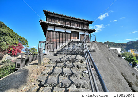 The castle gate and stone walls of Usuki Castle in Oita Prefecture, the former residence of Otomo Sorin, a famous Christian daimyo. The castle gate and stone walls of Usuki Castle in Oita Prefecture, the former residence of Otomo Sorin, a famous Christian daimyo. 139820841
