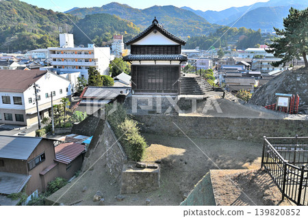 The castle gate and stone walls of Usuki Castle in Oita Prefecture, the former residence of Otomo Sorin, a famous Christian daimyo. The castle gate and stone walls of Usuki Castle in Oita Prefecture, the former residence of Otomo Sorin, a famous Christian daimyo. 139820852
