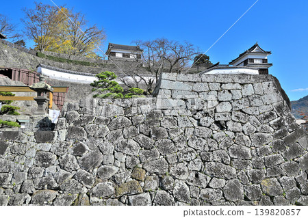 The castle gate and stone walls of Usuki Castle in Oita Prefecture, the former residence of Otomo Sorin, a famous Christian daimyo. The castle gate and stone walls of Usuki Castle in Oita Prefecture, the former residence of Otomo Sorin, a famous Christian daimyo. 139820857
