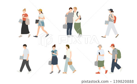 Summer College Student/Young Person Set Summer College Student/Young Person Set 139820888