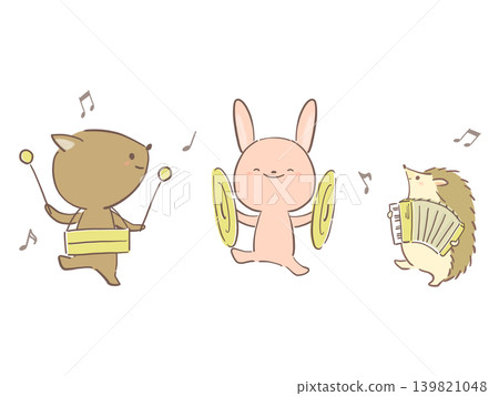 演奏樂器的動物 演奏樂器的動物 139821048