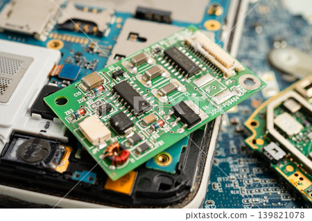 Repairing and upgrade mobile phone, electronic, computer hardware and technology concept. Repairing and upgrade mobile phone, electronic, computer hardware and technology concept. 139821078